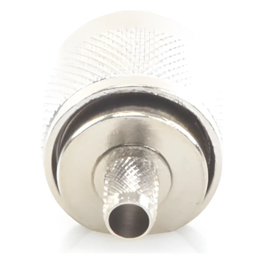 Conector N Macho / Anillo Plegable / 75 Ohm / RG-59 / Níquel-Oro-Teflón / Montaje en Línea