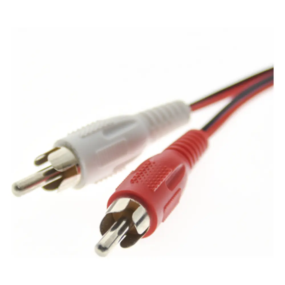 Balun Extensor de Audio / 800 m (2625 pies) / RCA a RJ45 / CAT5-6 / Protección TVS Grado 3 / 60 dB Rechazo Diafonía