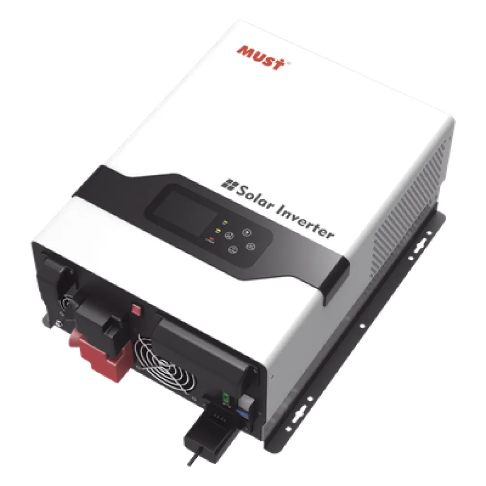 Inversor Cargador Solar / 3 kW / 48 Vcd / 220Vca Entrada / 110-220Vca Salida / Onda Sinusoidal Pura / MPPT 80A