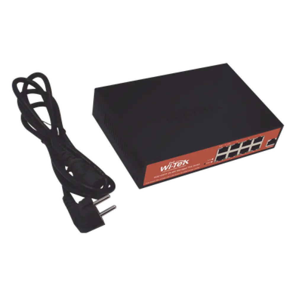 Switch Administrable PoE / 8 Puertos Gigabit / 2 SFP / 150W / 20Gbps / 6kV Protección Rayos / Fanless / -10 a 55°C / 0.71 x 0.46 x 0.18 pies