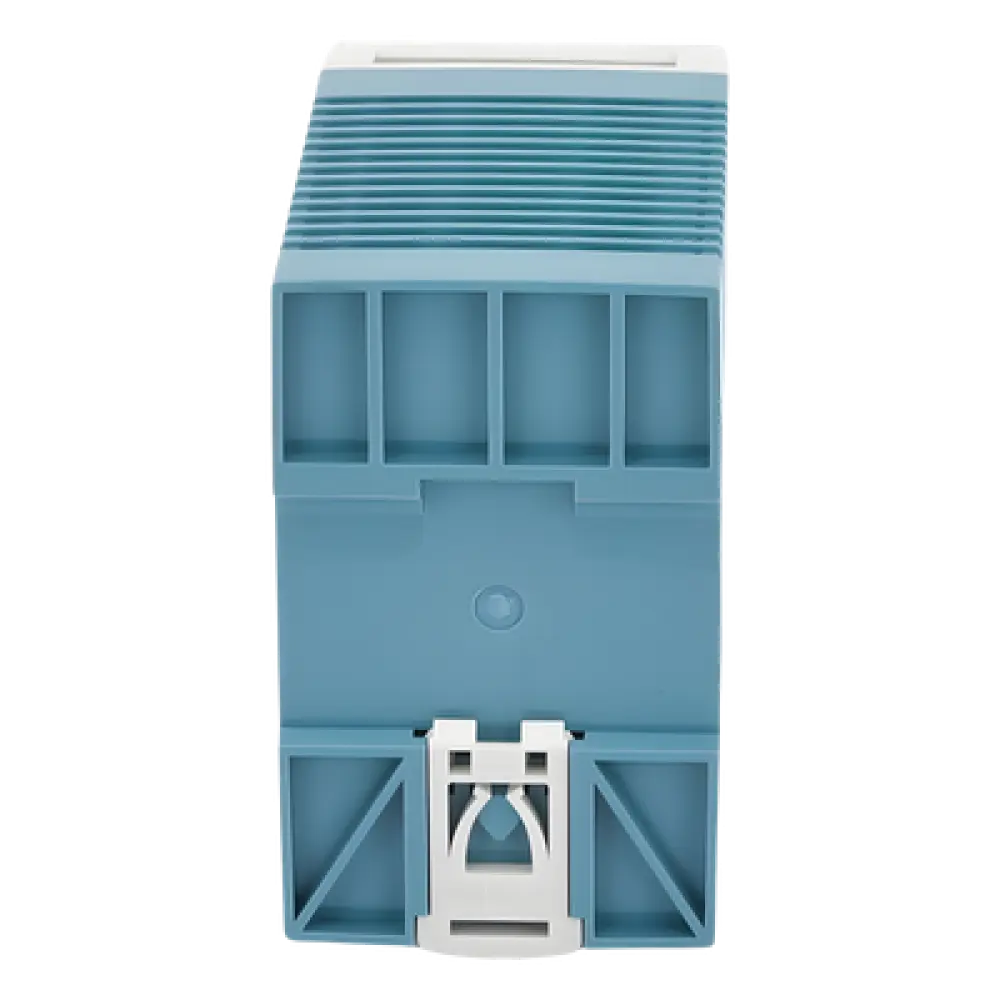 Fuente de Poder Riel DIN / 100W / Salida Dual 13.8V CC / Cargador de Batería Integrado / 87% Eficiencia / Convección Natural