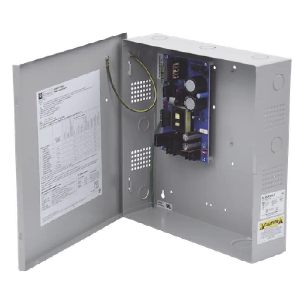 Fuente de Alimentación con Respaldo / Salida Seleccionable 12/24 VDC / 4 A / Entrada Universal 115/230 VAC / Cargador de Baterías 0.5 A / Certificación CE
