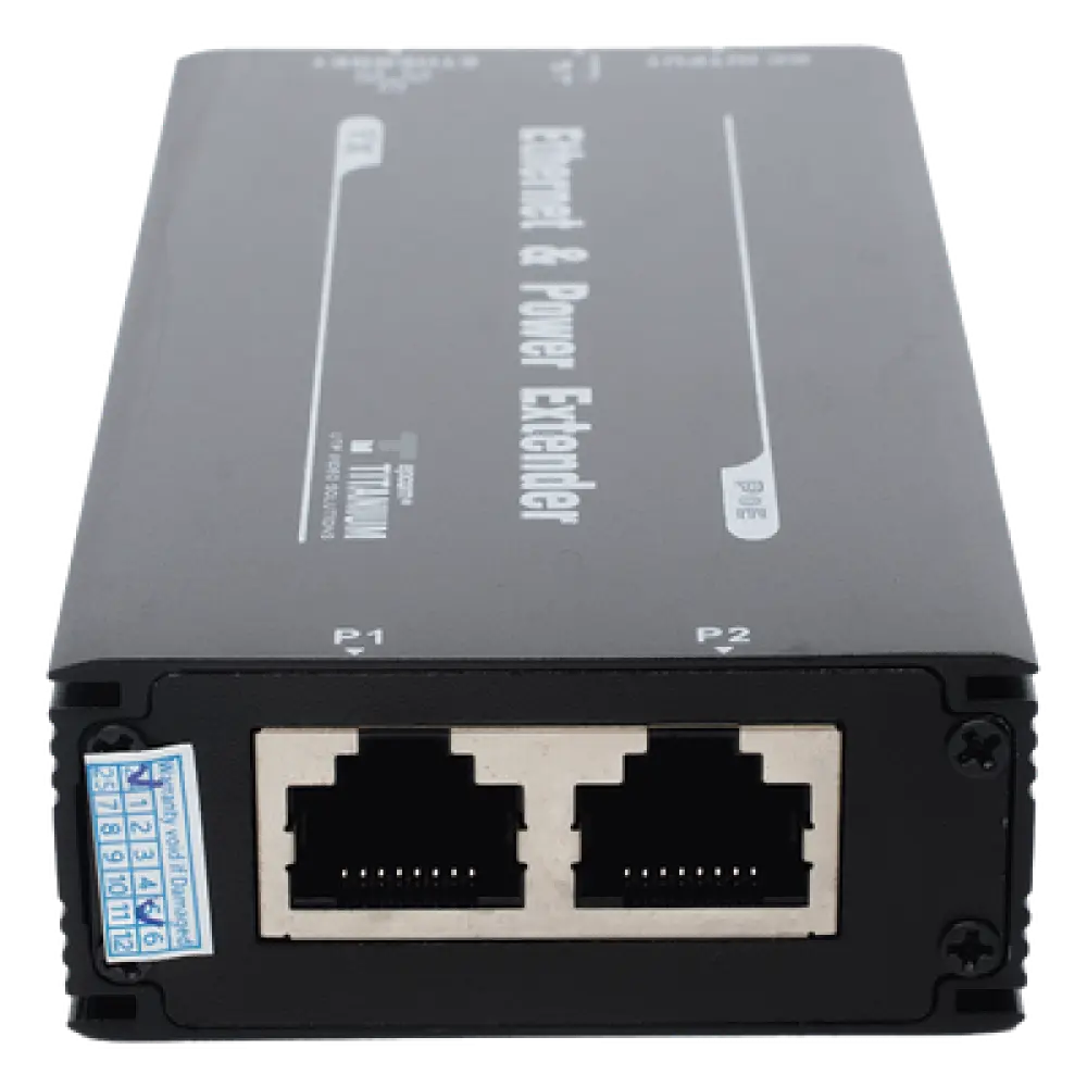 Extensor PoE / Alcance 600 m (1968.5 ft) / 1 Puerto / 100 Mbps Bidireccional / 60 W / Cascada hasta 4 Nodos / Cat 5e/6