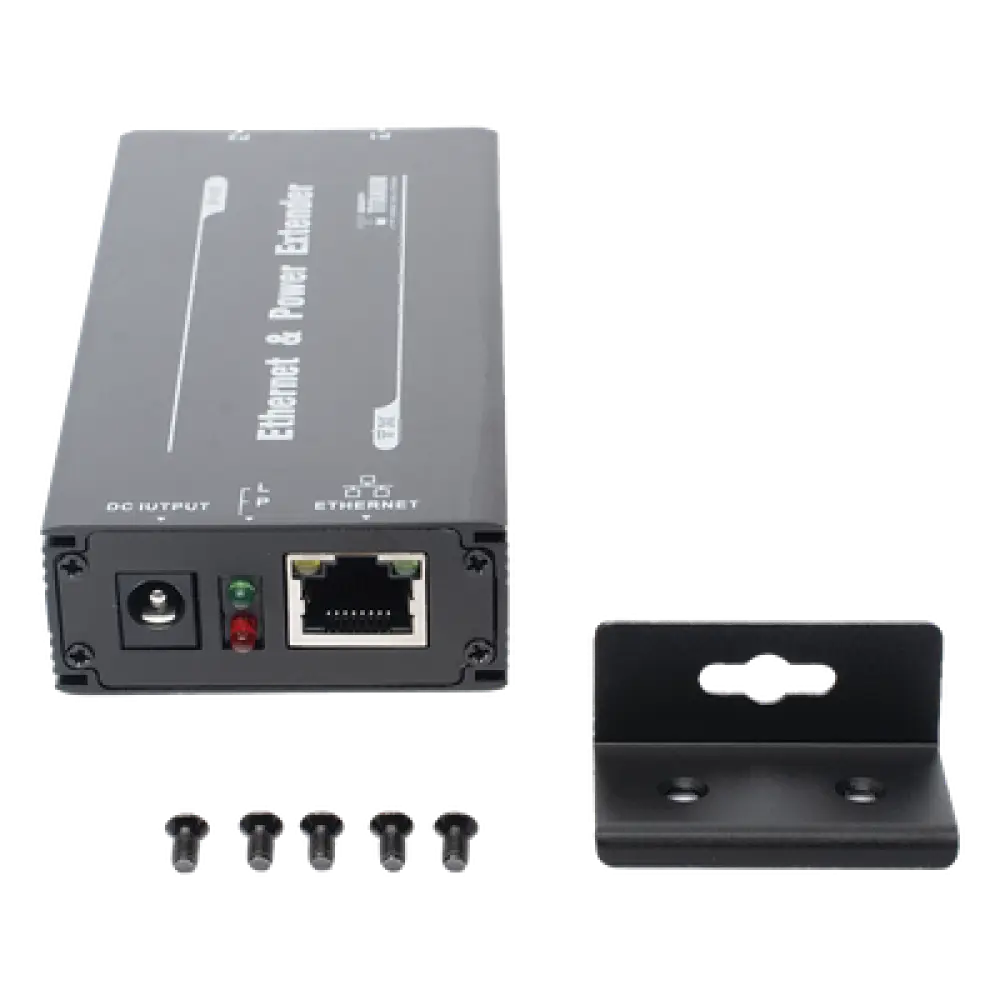 Extensor PoE / Alcance 600 m (1968.5 ft) / 1 Puerto / 100 Mbps Bidireccional / 60 W / Cascada hasta 4 Nodos / Cat 5e/6