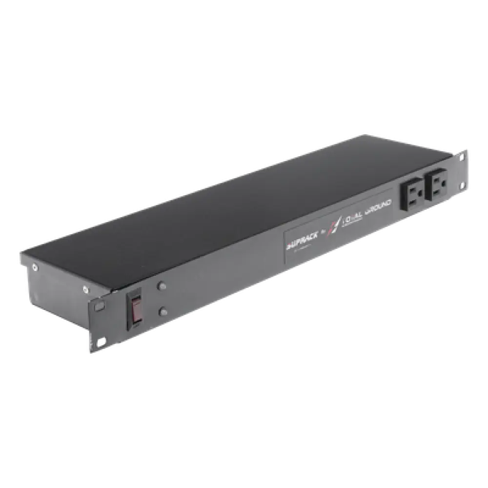 Supresor de Picos para Rack / 10 Contactos NEMA 5-15R / Protección Clase A 40 kA / Filtro EMI/RFI -70 dB / Montaje 19" 1U