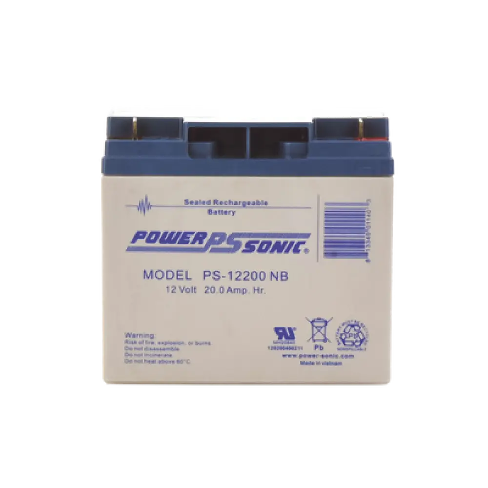Batería de Respaldo AGM/VRLA / 12V / 20Ah / Terminales NB2 / Vida Útil 5 Años / Caja ABS Resistente