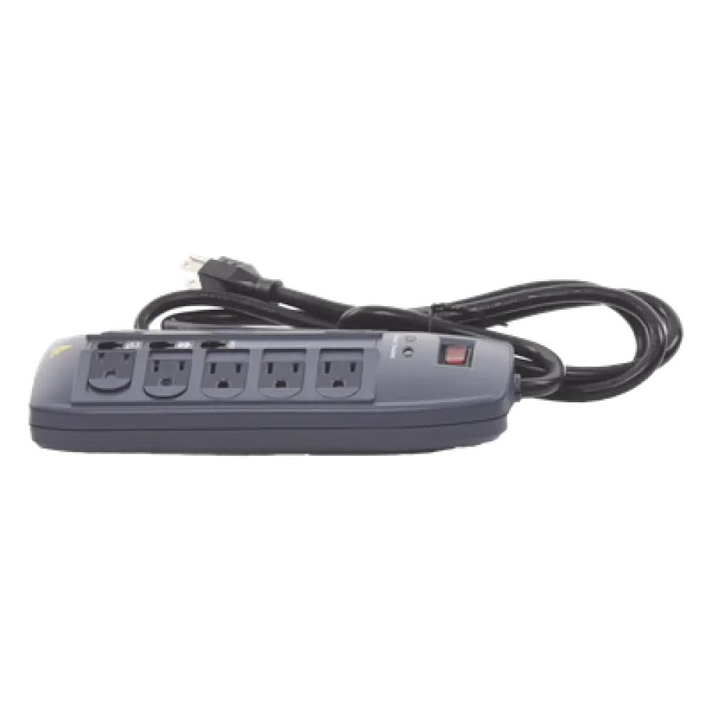 Multicontacto 8 Salidas / 120 VCA 15 A / 2160 Joules / Telco RJ11 / 6 Transformadores Simultáneos / 5.9 pies Cable