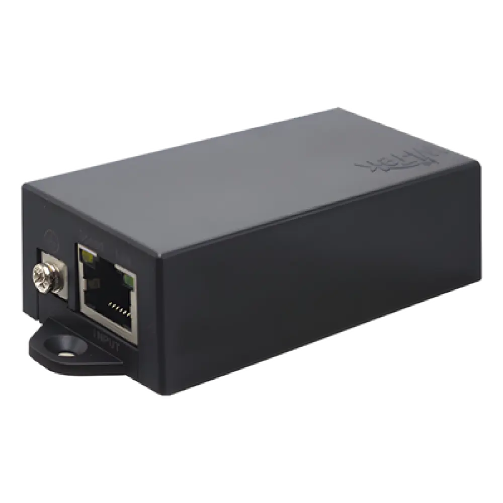 Convertidor PoE / Entrada 802.3 af/at / Salida 24V Pasivo / 2 Puertos Gigabit / Alcance 100 m (328 ft) / Plug and Play