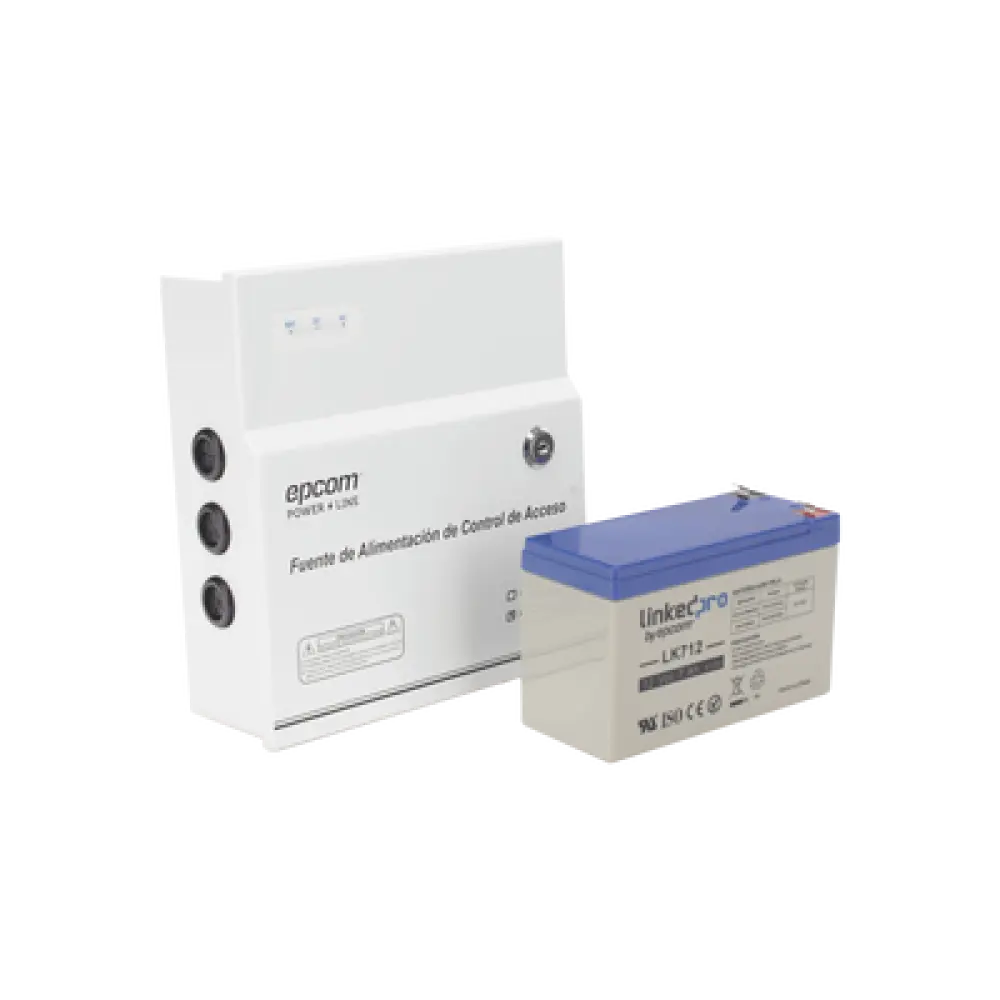 Fuente de Alimentación Regulada / Salida 11-15 VCC @ 5A / Entrada Universal 96-264 VCA / Batería de Respaldo 12V 7Ah / Temporizador 0-45 s