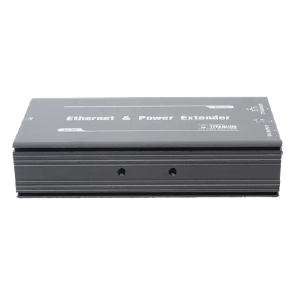 Receptor PoE Extensor / 1 Puerto / Alcance 600 m (1968.5 ft) / 60 W / 100 Mbps / Cascada 4 Nodos / Cat 5e/6