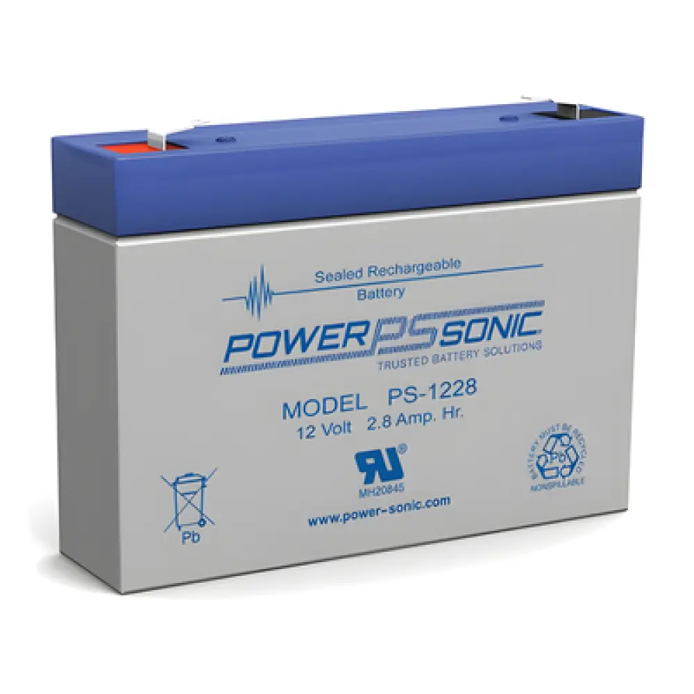 Batería de Respaldo AGM/VRLA / 12V 2.8Ah / Terminales F1 / Vida Útil 5 Años / Certificación UL