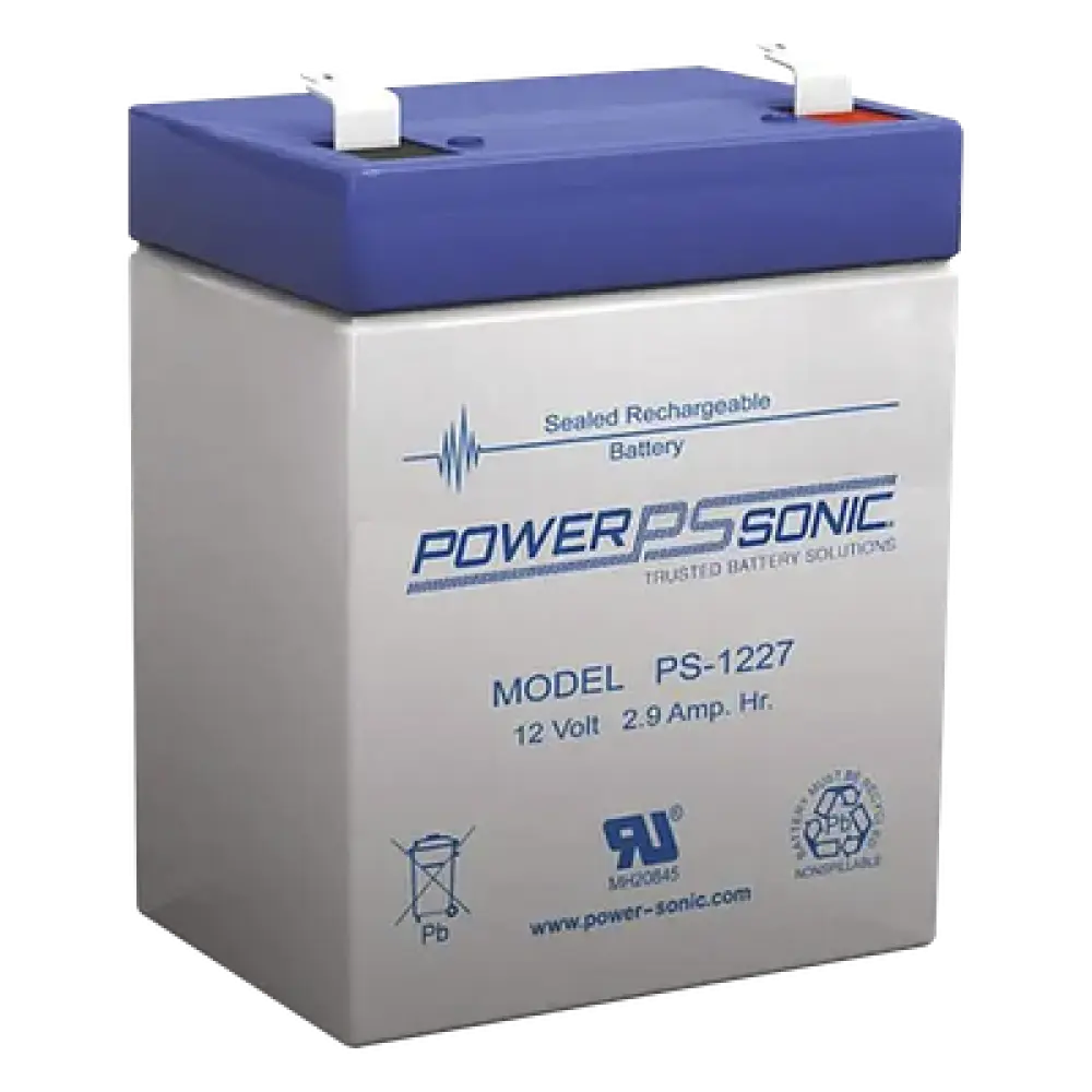 Batería de Respaldo AGM/VRLA / 12V / 2.9 Ah / Terminales F1 / Vida Útil 5 Años / Reconocida UL