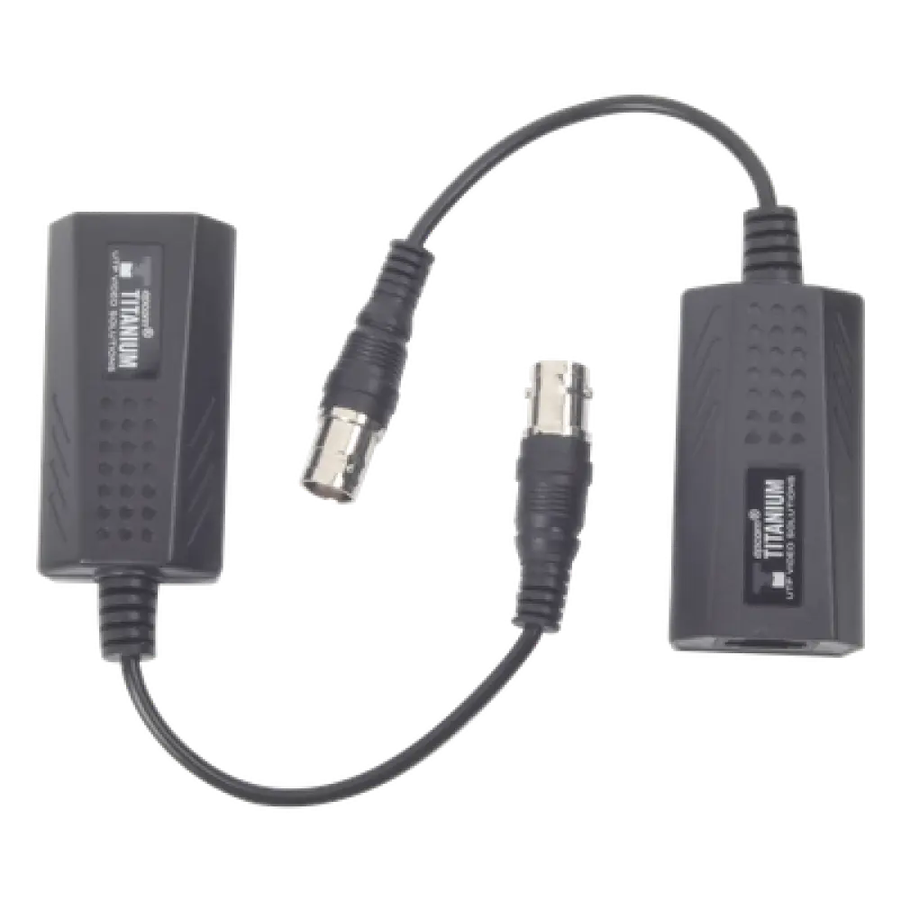 Extensor IP Pasivo / Conversión Ethernet sobre Coaxial / Alcance 200 m (656.2 ft) / 10 Mbps / Protección Sobretensiones 2 kV / Sin Alimentación Externa