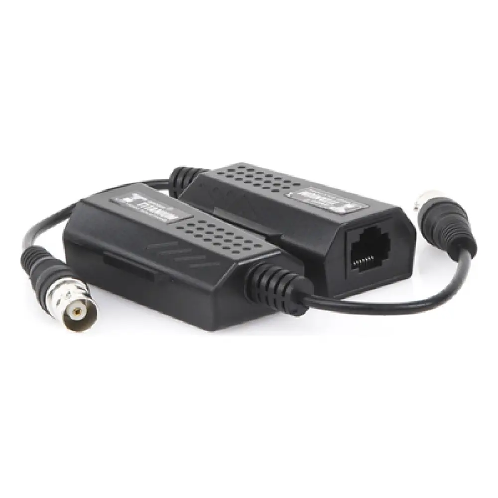 Extensor IP Pasivo / Conversión Ethernet sobre Coaxial / Alcance 200 m (656.2 ft) / 10 Mbps / Protección Sobretensiones 2 kV / Sin Alimentación Externa