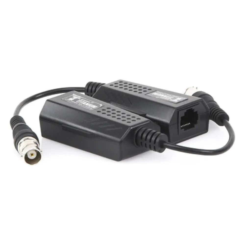 Extensor IP Pasivo / Conversión Ethernet sobre Coaxial / Alcance 200 m (656.2 ft) / 10 Mbps / Protección Sobretensiones 2 kV / Sin Alimentación Externa