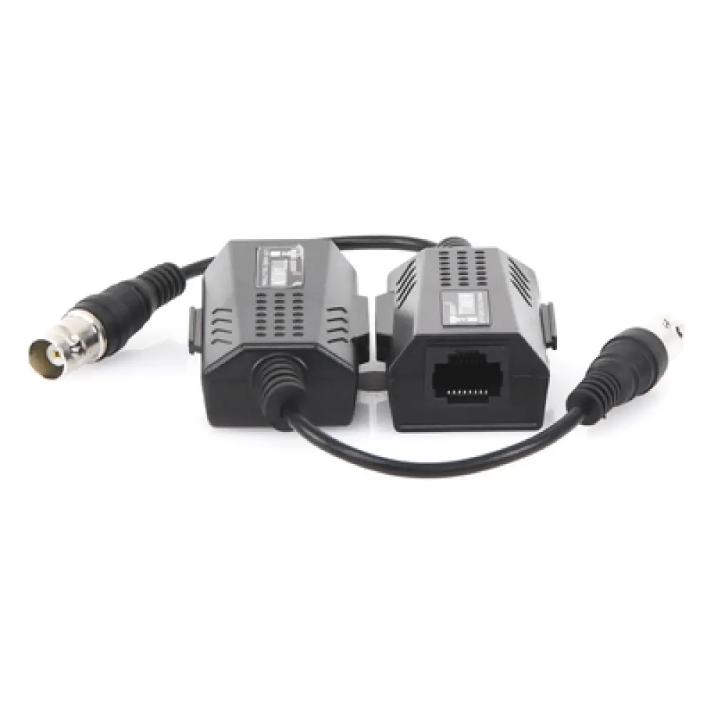 Extensor IP Pasivo / Conversión Ethernet sobre Coaxial / Alcance 200 m (656.2 ft) / 10 Mbps / Protección Sobretensiones 2 kV / Sin Alimentación Externa