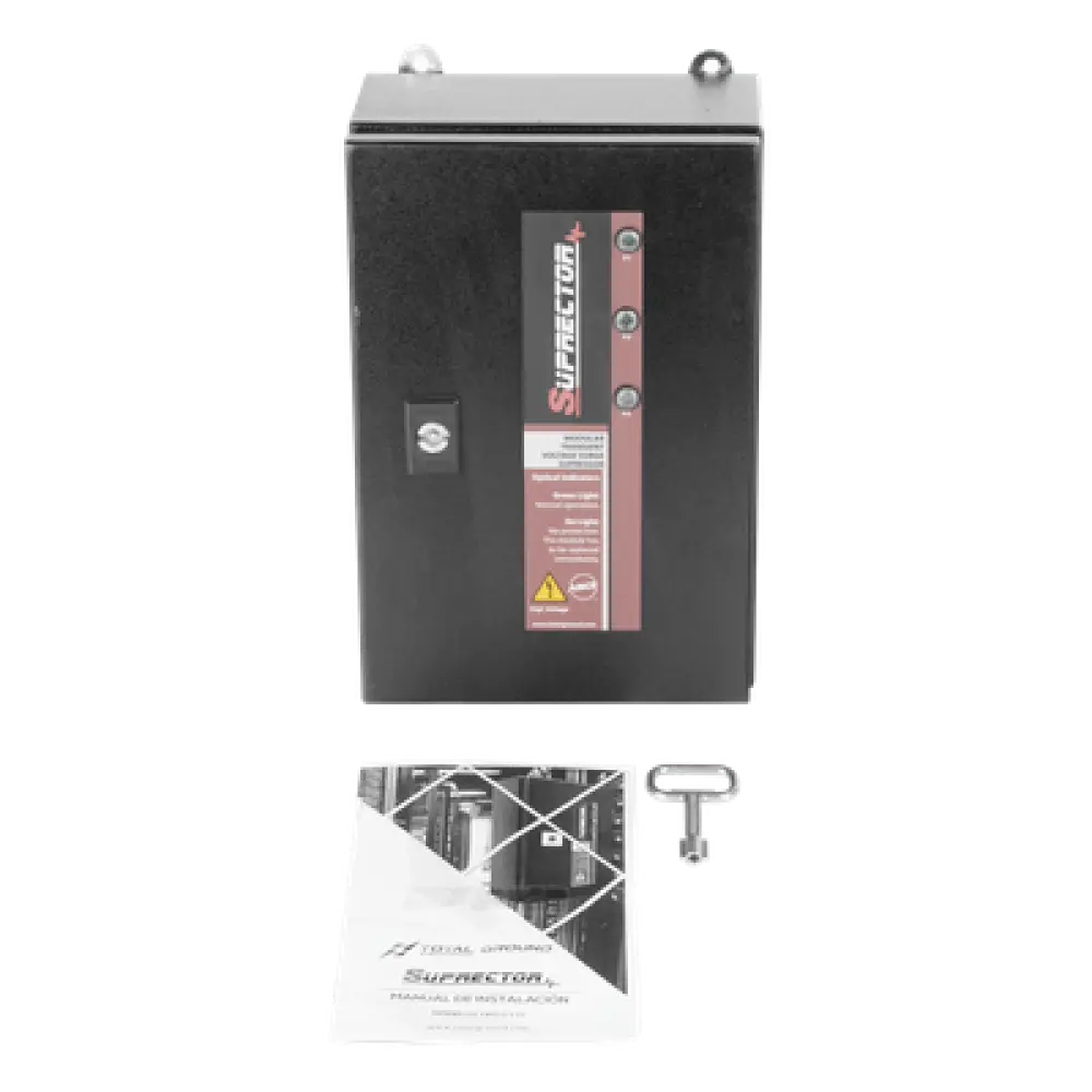 Supresor de Transientes Clase B / 3 Fases / 127/220 Vca / 80 kA / Gabinete NEMA 4 / 30x20x12 cm (11.8x7.9x4.7 in)