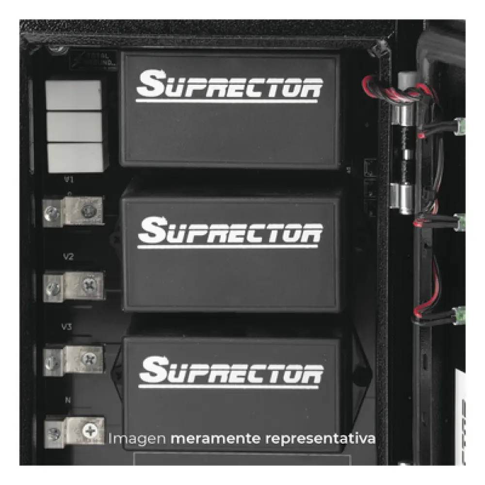 Supresor de Transientes Clase B / 60 kA / 127/220 Vca / 1 Fase / NEMA 4 / Gabinete de Acero