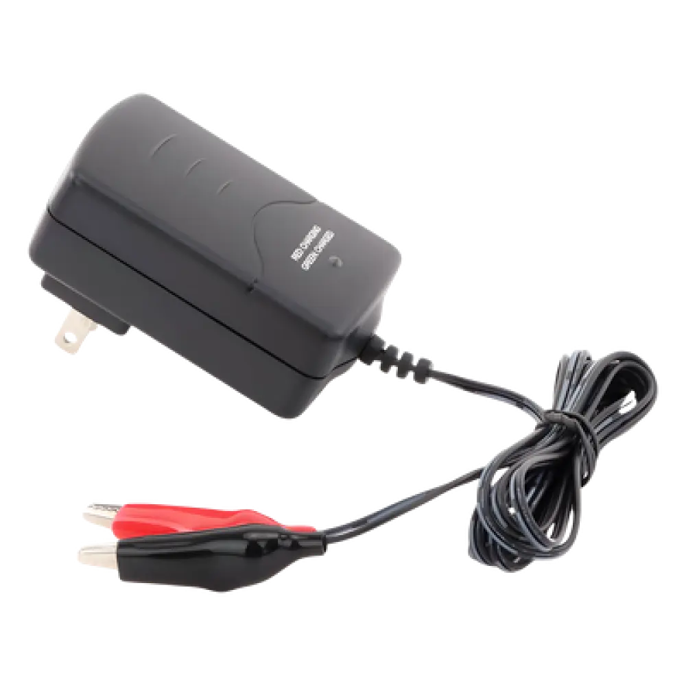Cargador de Baterías SLA/VRLA / 12V / 2 a 5Ah / Doble Velocidad Automática / Entrada Universal 100-240VCA / Pinzas de Cocodrilo