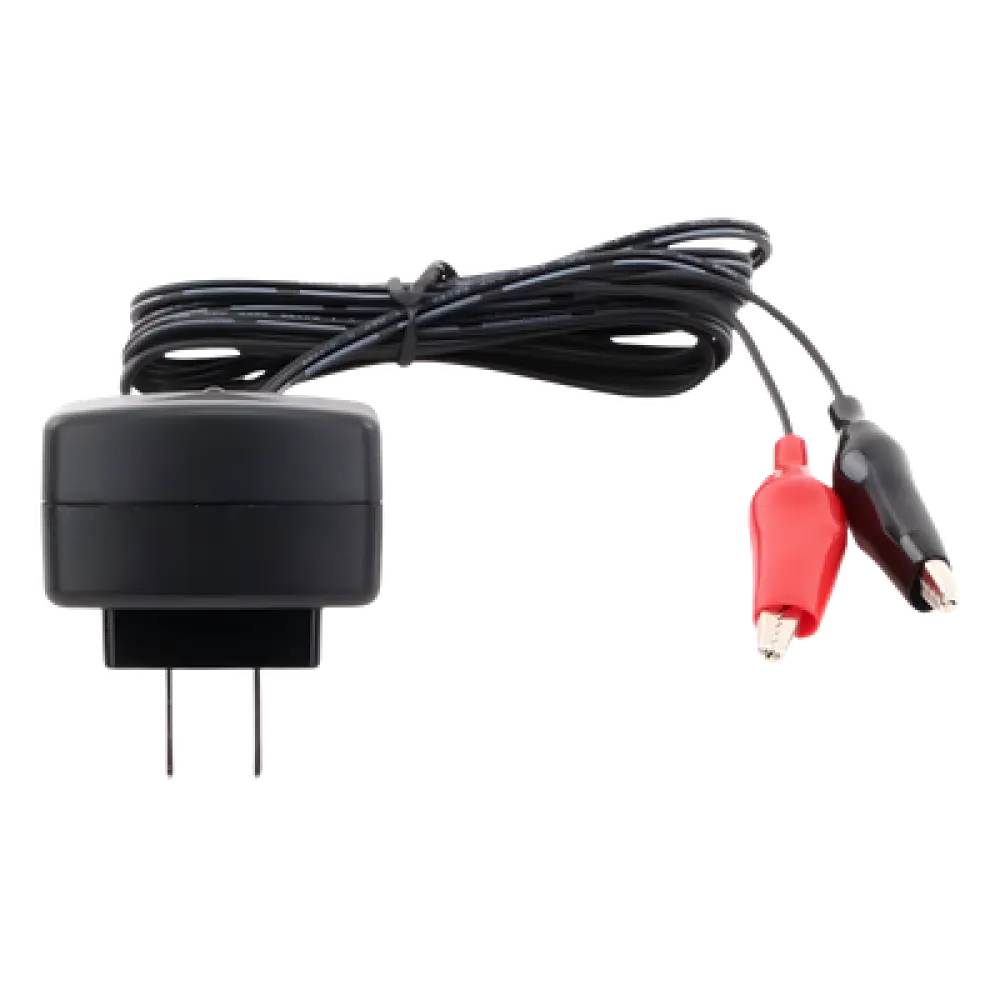 Cargador de Baterías SLA/VRLA / 12V / 2 a 5Ah / Doble Velocidad Automática / Entrada Universal 100-240VCA / Pinzas de Cocodrilo