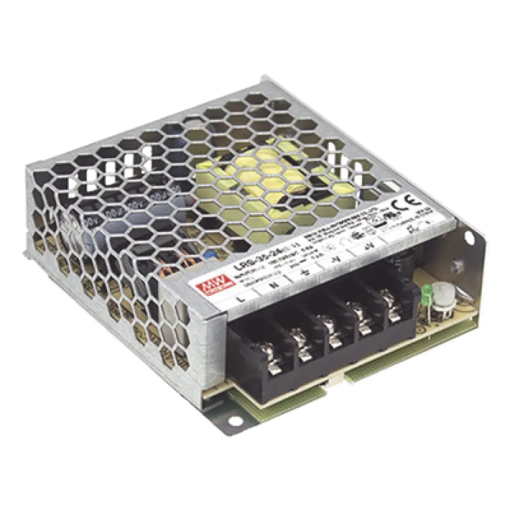 Fuente de Poder Conmutada / 350W / 24Vcc / 14.6A / Entrada CA Seleccionable / 115 x 30 x 215 mm
