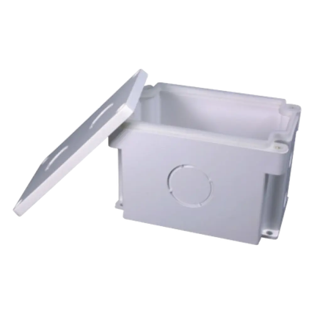 Caja Superficial a Prueba de Agua / IP67 / 2 Salidas / 120 x 80 x 79.7 mm / 4.72 x 3.15 x 3.14 in / Certificaciones RoHS y UL