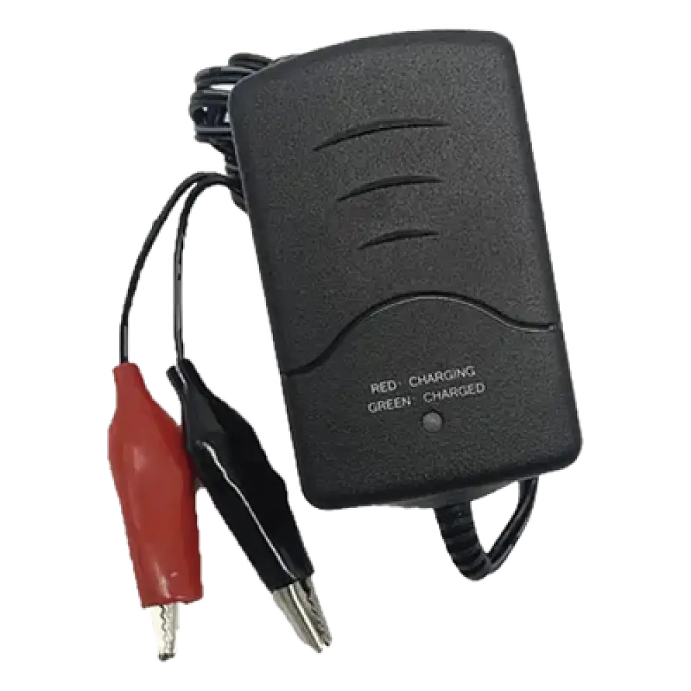 Cargador de Baterías SLA/VRLA / 6V / 5 a 12 AH / Conmutación sin Transformador / Control Automático de Carga y Flotación / Diseño Compacto 80x57x50 mm (3.15x2.24x1.97 in)
