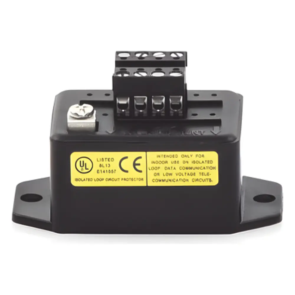 Protector Bajo Voltaje / 2 Pares / NAC SLC IDC PIV / Terminales Tornillo / -40°C a 70°C / Riel DIN