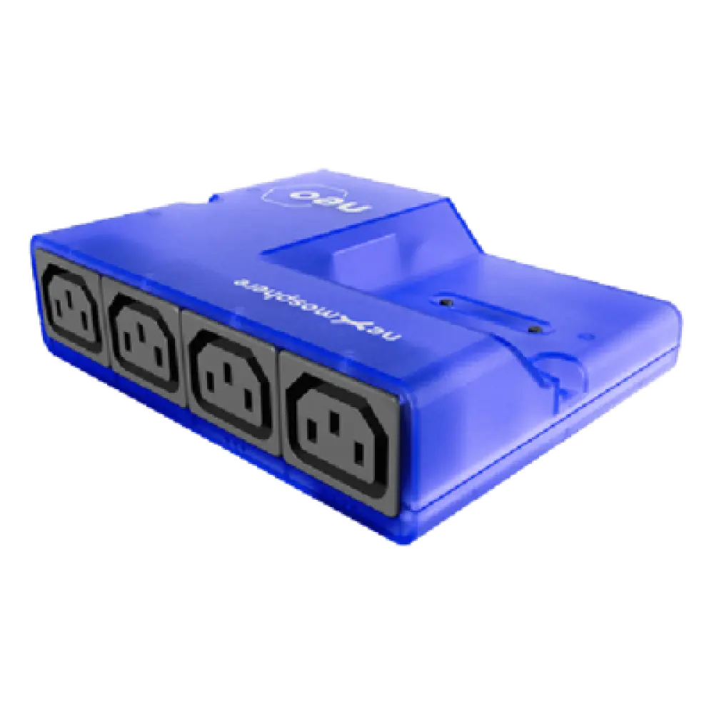 Controlador de Potencia / 4 Salidas C13 / Medición Individual V/A/W/kWh / 4 Puertos X-Talk / USB-C API Serial / 10A Máx / 100-240 VAC