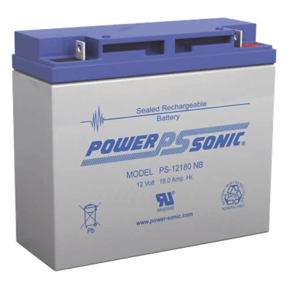 Batería de Respaldo AGM/VRLA / 12V / 18 Ah / Terminales NB / Vida Útil 5 Años / Libre de Mantenimiento