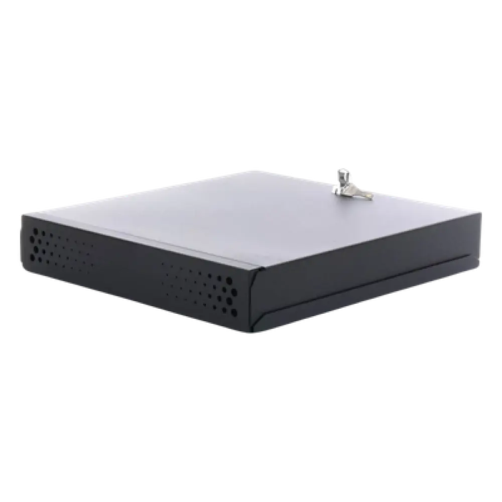 Gabinete de Seguridad para DVR/NVR / Acero Calibre 20 / Ancho 396 mm / Compatible con Rack 19' / Ventilación Lateral