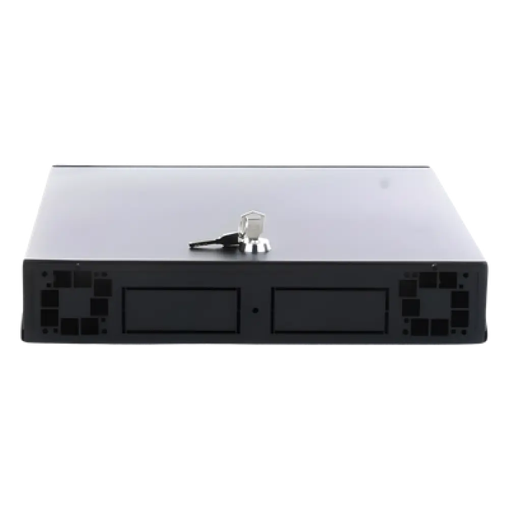 Gabinete de Seguridad para DVR/NVR / Acero Calibre 20 / Ancho 396 mm / Compatible con Rack 19' / Ventilación Lateral