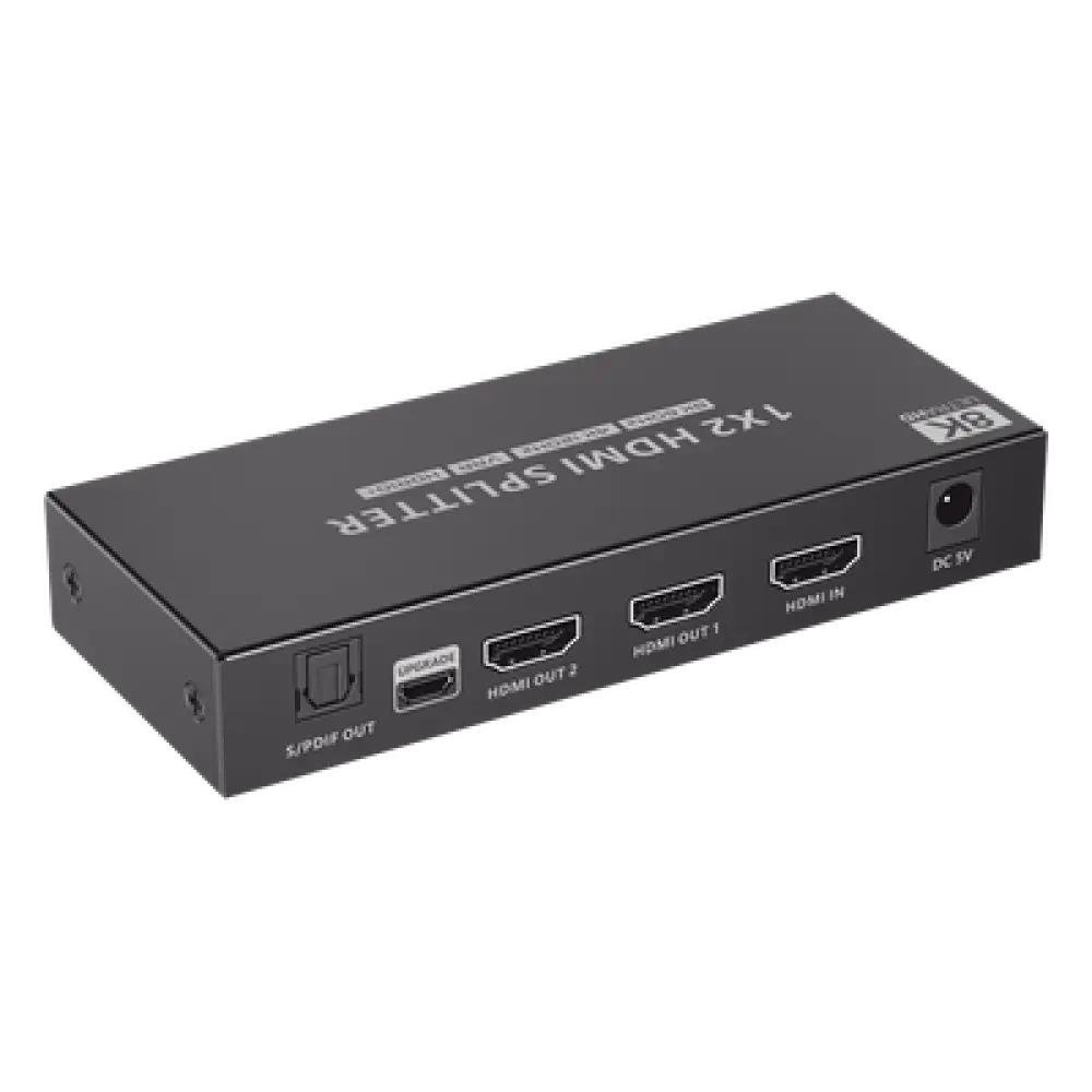 Splitter HDMI / 1x2 / HDMI 2.1 / 8K @ 60 Hz / 4K @ 120 Hz / 48 Gbps / HDR10+ / Dolby Vision / HDCP 2.3