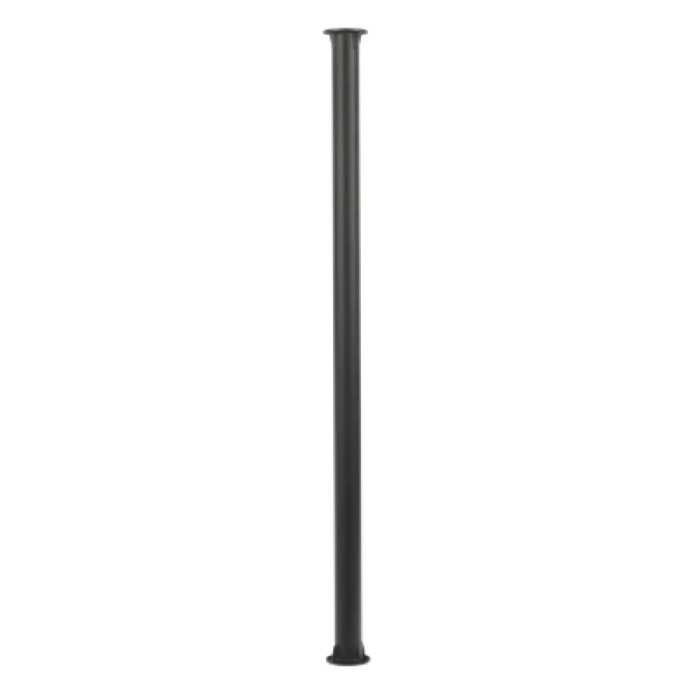Poste Seccionado para Videovigilancia / 6 m (19.7 ft) / 3 Secciones / Base 140 mm / Espesor 3 mm / Brazo PTZ 500 mm / IP con Sellos / Color Negro