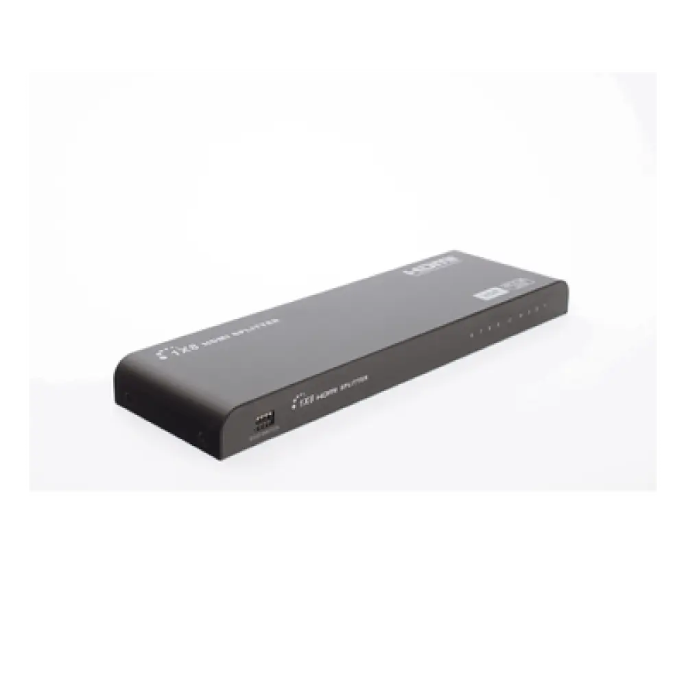 Splitter HDMI / 1 Entrada 8 Salidas Simultáneas / 4K×2K @ 60 Hz / HDR10 / Dolby Vision / 18 Gbps / 10 m (32.8 ft) / HDMI 2.0 / HDCP 2.2
