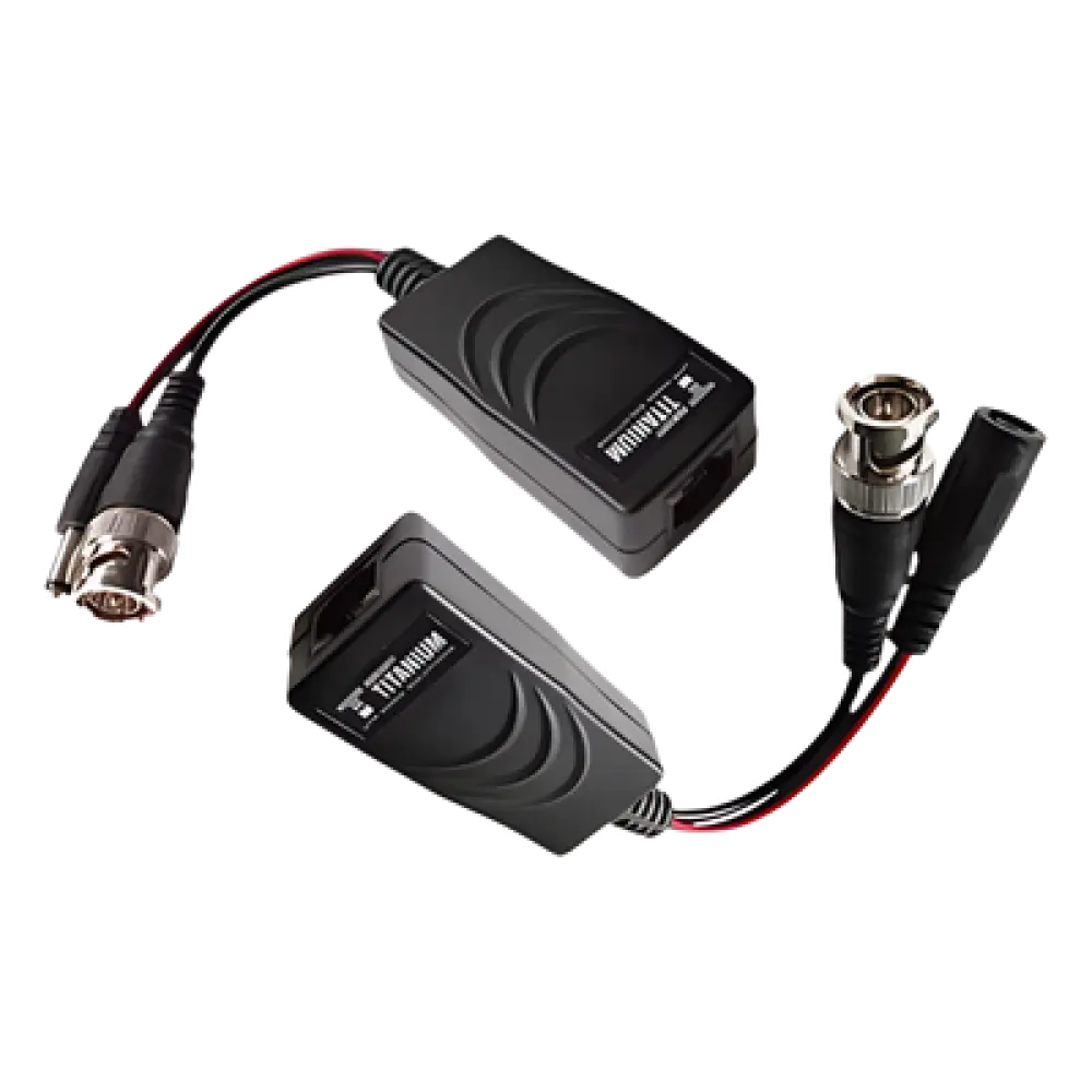 Kit de Transceptores Activos TURBO HD / Conversión 36/24 Vcc a 12 Vcc Regulados / Transmisión 200 m (656.2 ft) / Compatible HD-TVI, HD-CVI, AHD, CVBS / UTP Cat5e/6