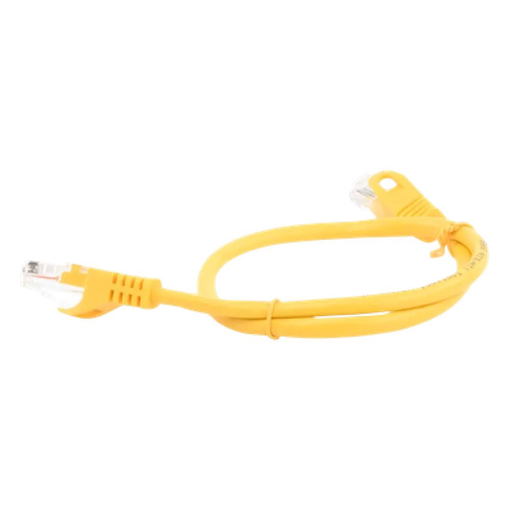 Cable de Parcheo UTP / Cat5e / 0.5 m (1.64 ft) / RJ45 / Amarillo