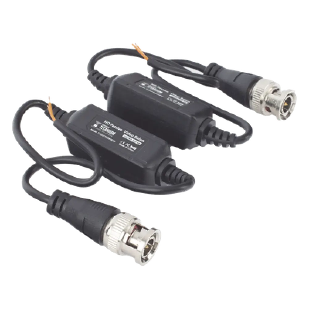 Kit de Transceptores Pasivos / TurboHD 4K / HD-TVI HD-CVI AHD CVBS COAXITRON / Audio por Coaxitron / Blindado RF / 200 m (656 ft)