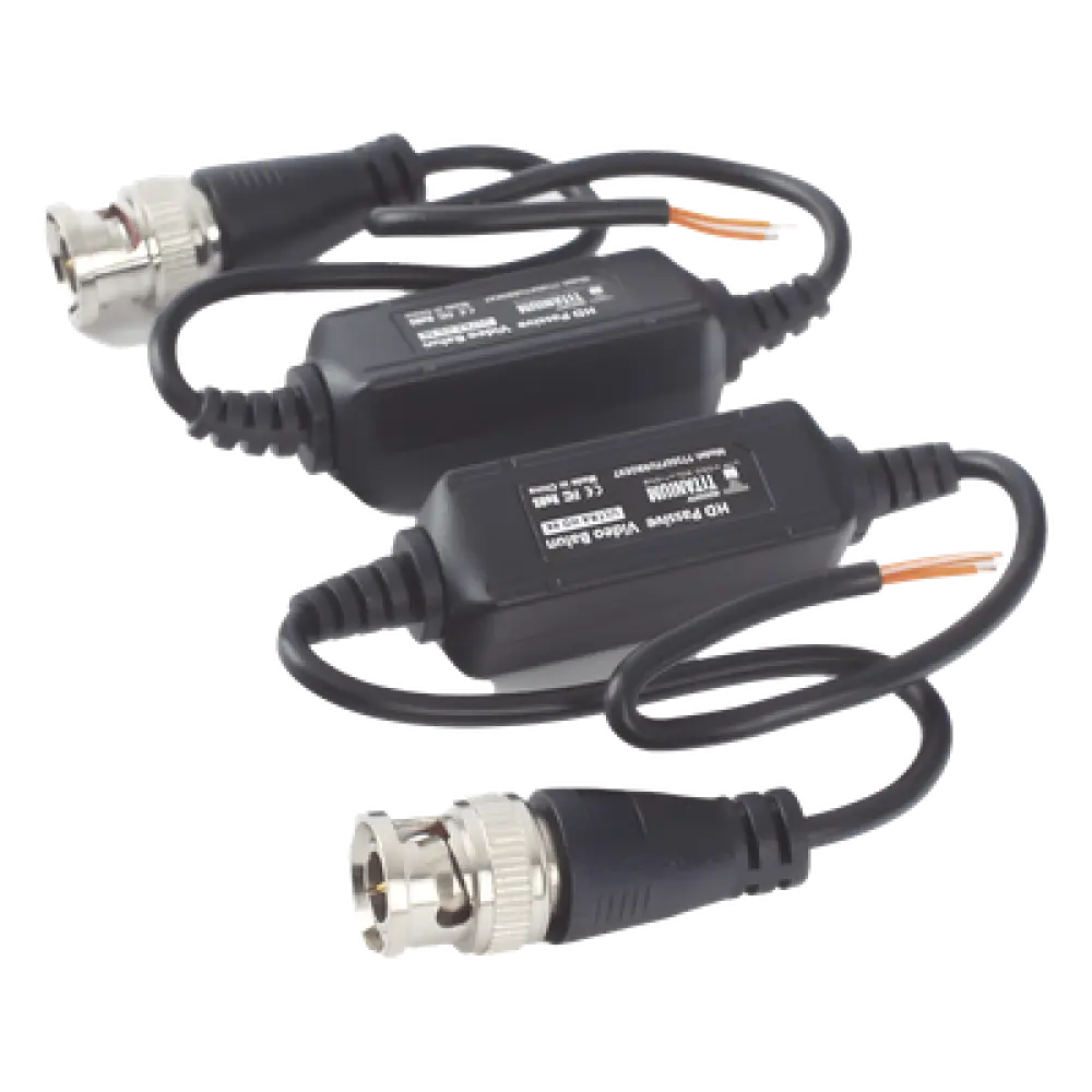 Kit de Transceptores Pasivos / TurboHD 4K / HD-TVI HD-CVI AHD CVBS COAXITRON / Audio por Coaxitron / Blindado RF / 200 m (656 ft)