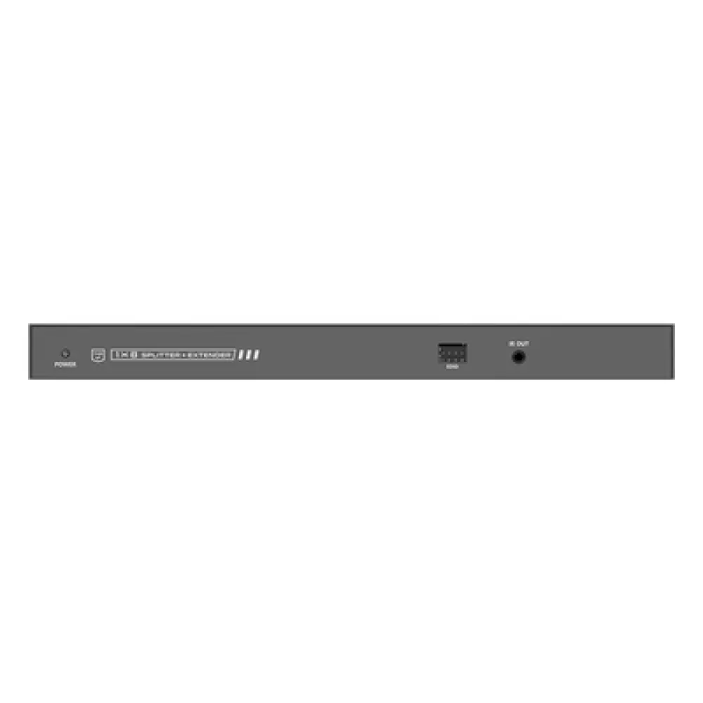 Extensor HDMI sobre IP / 1x8 Distribuidor / 4K @ 60 Hz / 70 m (229.7 ft) / HDR10 / 18 Gbps / PoC / S/PDIF / RS232
