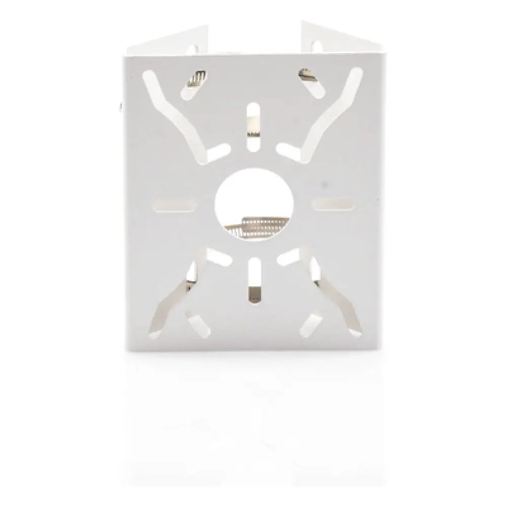 Soporte Universal para Poste / Acero Resistente a la Intemperie / Carga 10 kg / Dimensiones Compactas 200x155x72 mm / Interior/Exterior