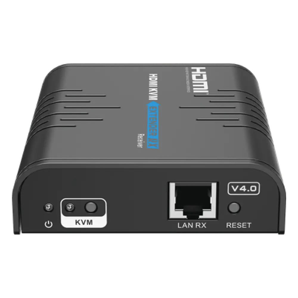 Receptor KVM IP / 1080P @ 60 Hz / Extensión HDMI 120 m (393.7 ft) / Red Gigabit / 253 Receptores / USB Remoto / STP-UTP CAT6-CAT6A