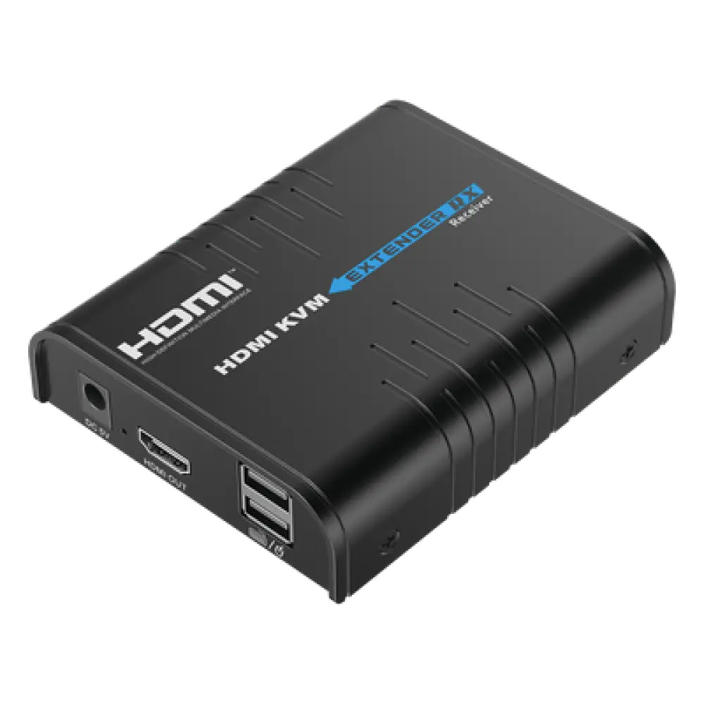 Receptor KVM IP / 1080P @ 60 Hz / Extensión HDMI 120 m (393.7 ft) / Red Gigabit / 253 Receptores / USB Remoto / STP-UTP CAT6-CAT6A