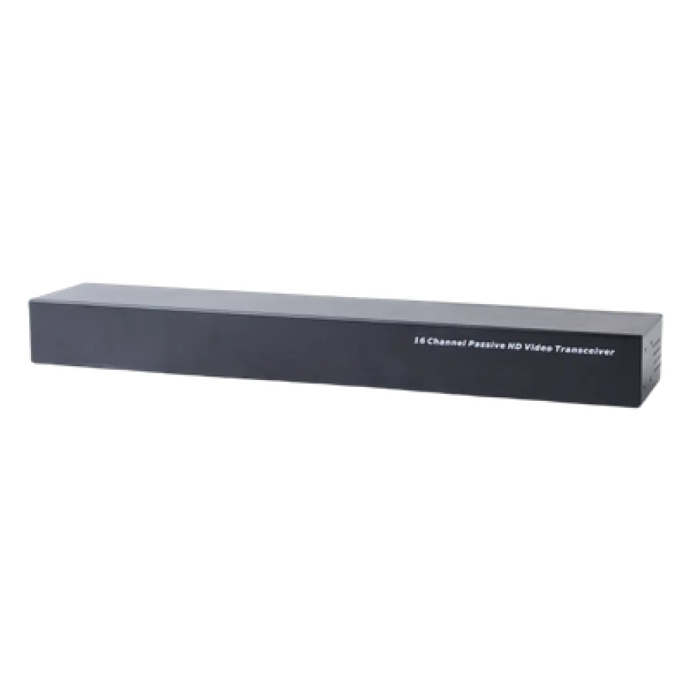 Transceptor de Video Pasivo / 16 Canales / 4K / Rack 19" / UTP Cat 5e/6 / HD-TVI/CVI/AHD/CVBS / Protección contra Sobretensión
