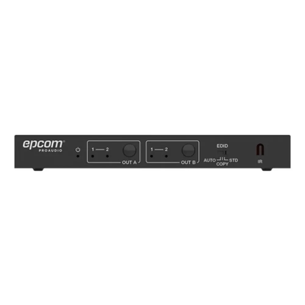 Matriz HDMI / 2x2 / 4K2K@60Hz / HDR / YCbCr 4:4:4 / 18 Gbps / Extractor de Audio / HDCP 2.2