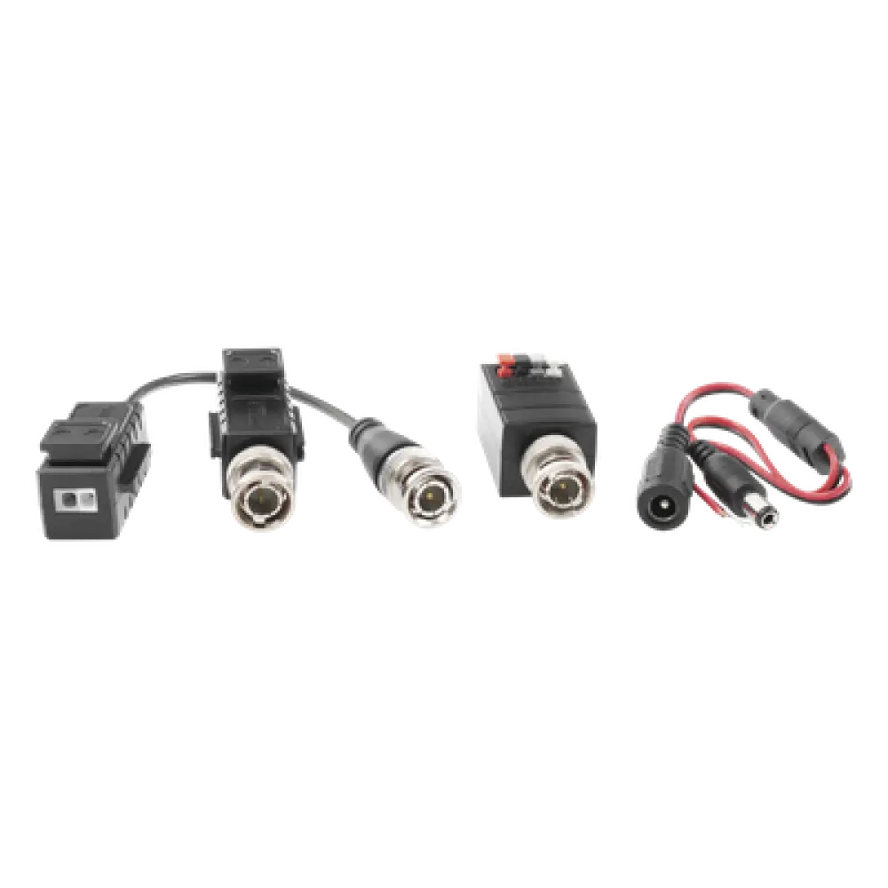 Kit de Transceptores de Video / Alcance 320 m (1049.9 ft) / HD-TVI/CVI/AHD/CVBS / Cat 5e/6 / Protección contra Sobretensión / Inmunidad 60 dB