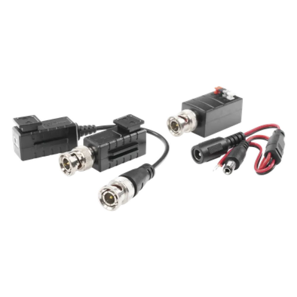 Kit de Transceptores de Video / Alcance 320 m (1049.9 ft) / HD-TVI/CVI/AHD/CVBS / Cat 5e/6 / Protección contra Sobretensión / Inmunidad 60 dB