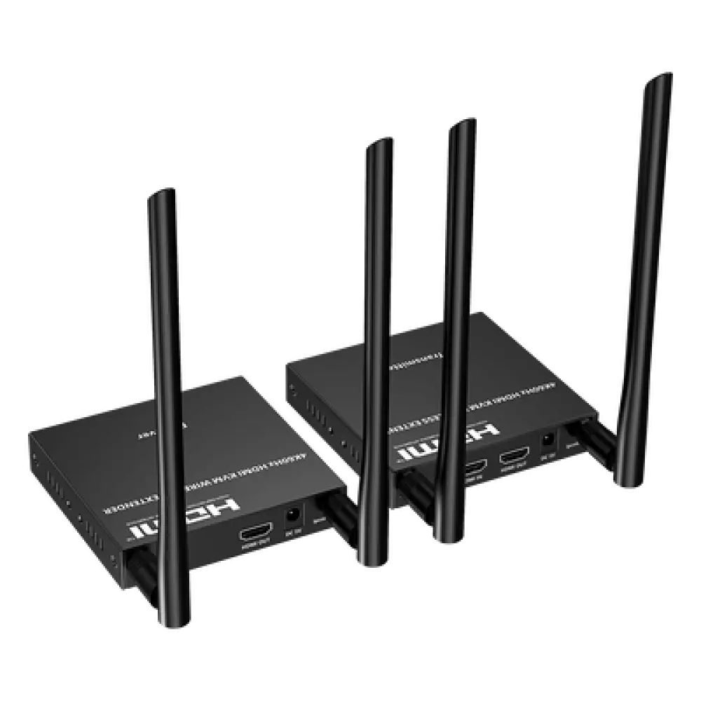 Extensor HDMI Inalámbrico / 4K@60Hz 4096x2160 / KVM Integrado / Banda 5G / Alcance 50 m (164 ft) / 1 a 4 Pantallas