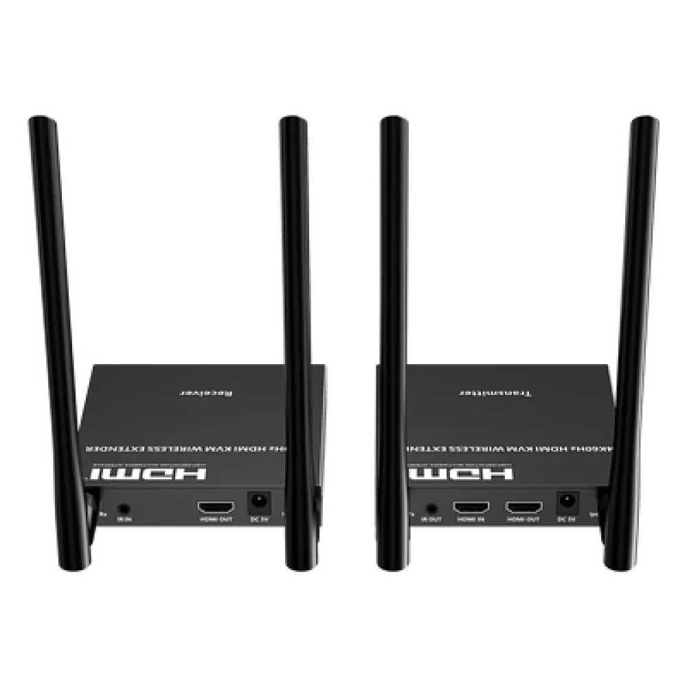 Extensor HDMI Inalámbrico / 4K@60Hz 4096x2160 / KVM Integrado / Banda 5G / Alcance 50 m (164 ft) / 1 a 4 Pantallas