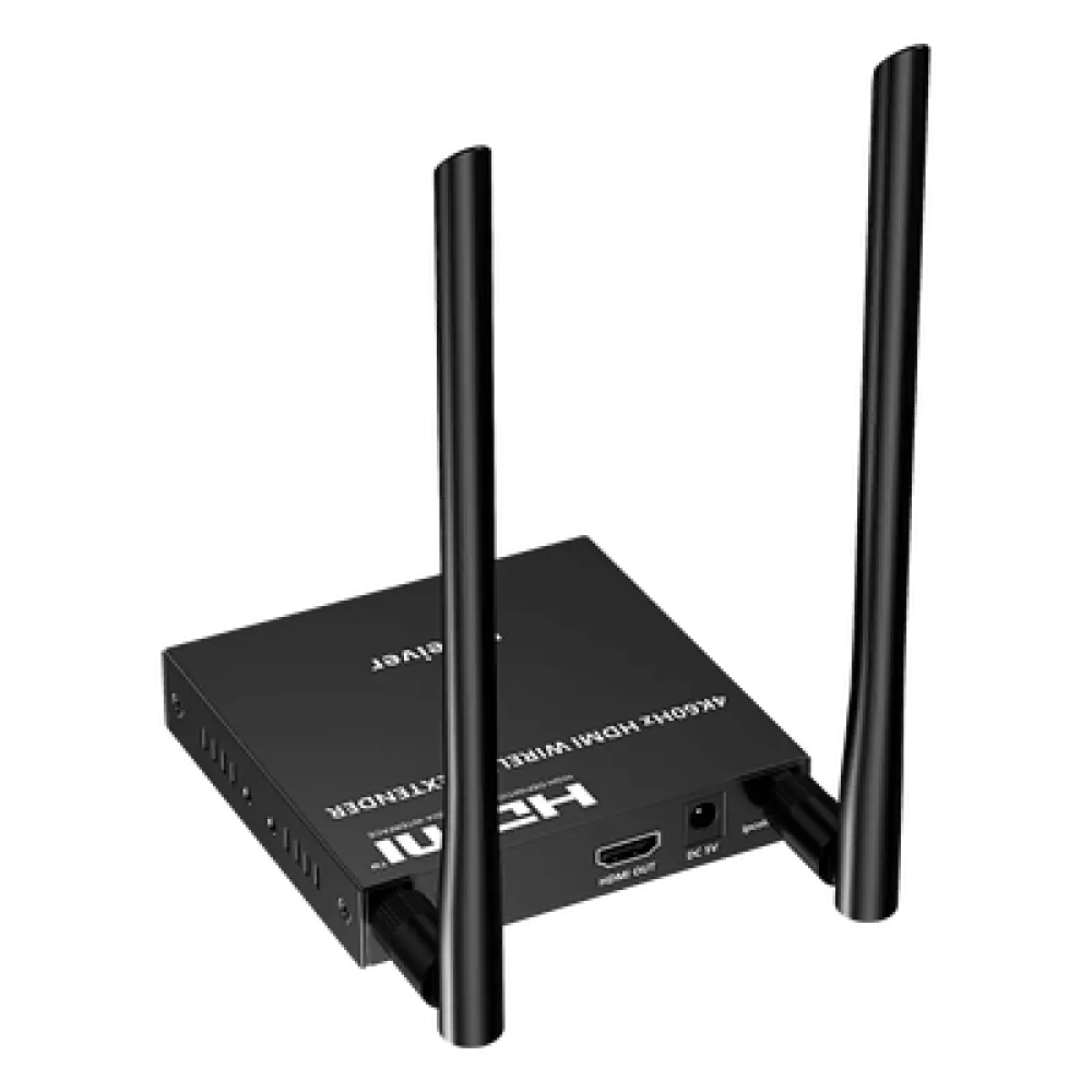 Receptor Inalámbrico HDMI / 4K@60Hz 4096x2160 / Tecnología ipcolor STREAM / Banda 5G 5.18-5.24 GHz / Alcance 50 m (164 ft) / 1 a 4 Conexiones Simultáneas
